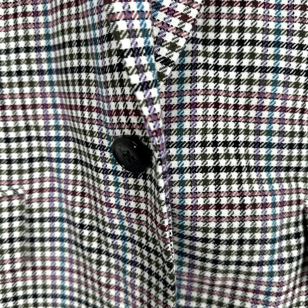 Talbots Blazer Women's Houndstooth Single‎ Button Size 14 - Picture 3 of 6